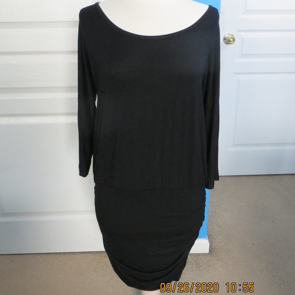 Women's Long Sleeve Black Dress